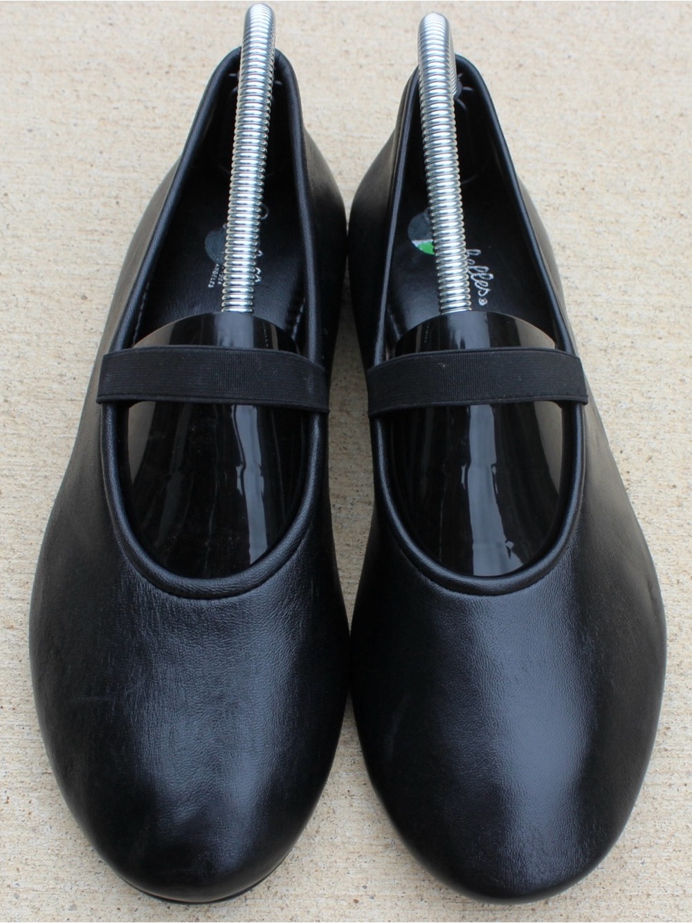 Seychelles Neon Moon Mary Jane Black Leather Ballet Flat Sz 9